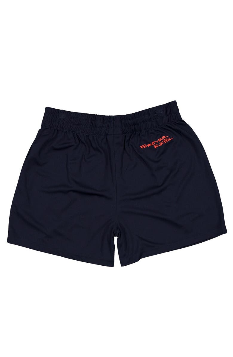 New Era Men's New Era  Navy Red Bull Racing Basketball Mesh Shorts, Alternate, color, 