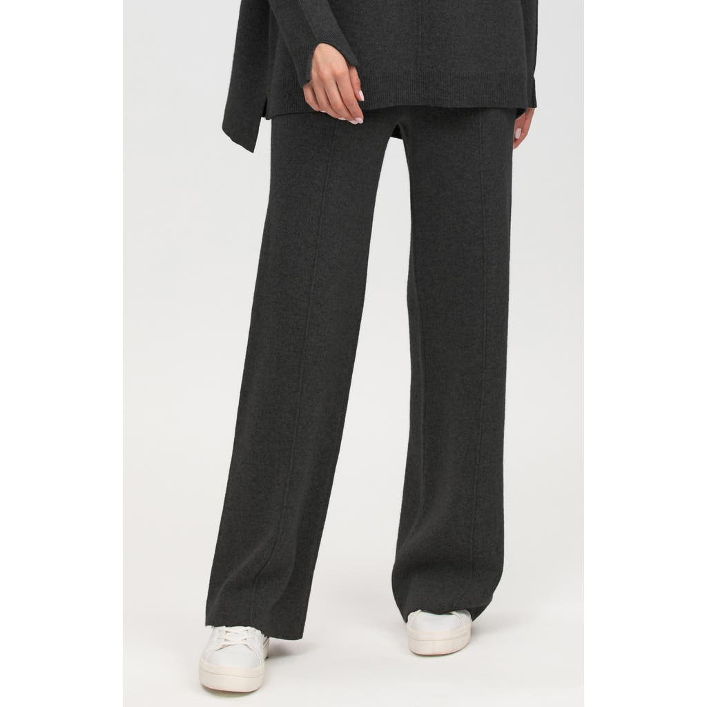 Pietro Brunelli Meribel Knit Pull-on Maternity Pants In Charcoal