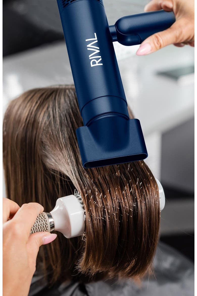 Rival Foldable Lightweight Hair Dryer, Alternate, color, Blue