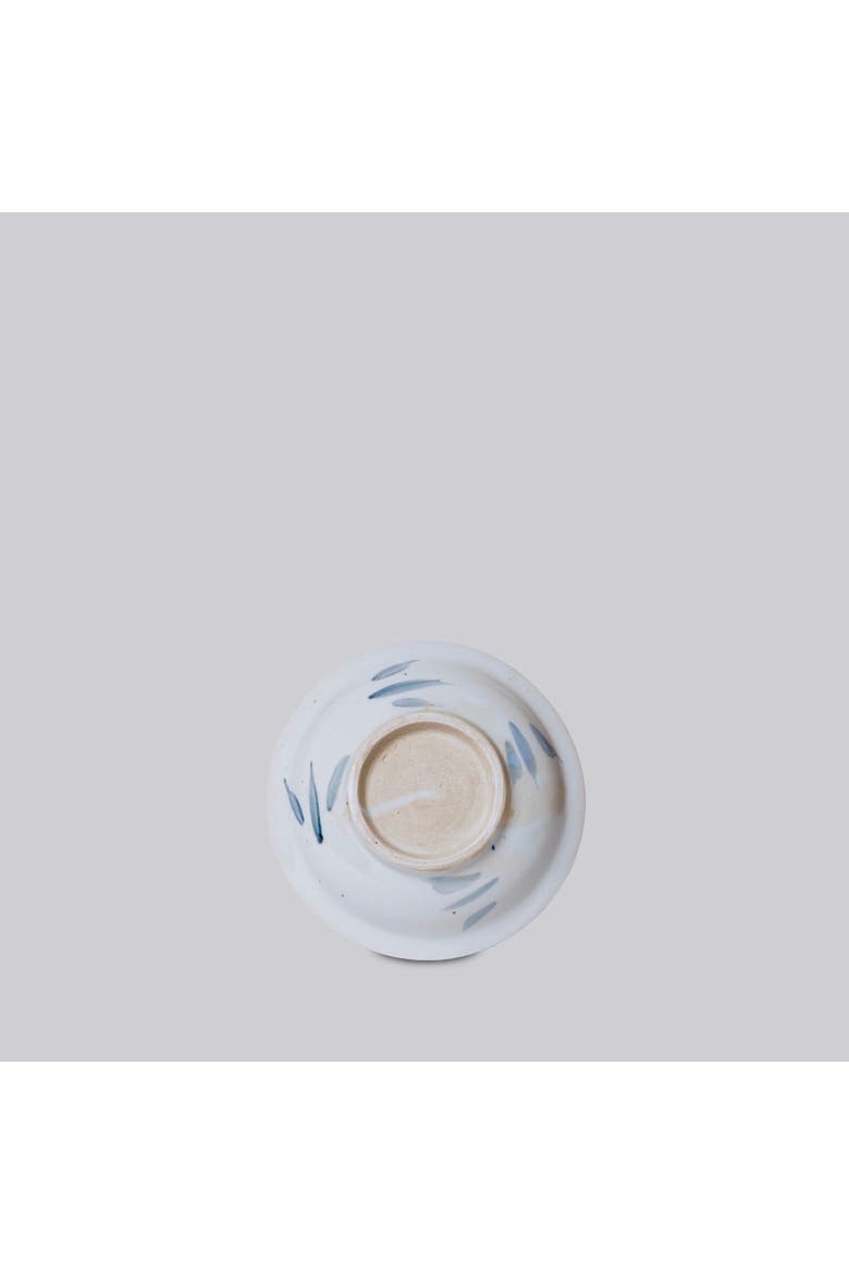 Small Porcelain Peony Dish, Alternate, color, Blue + White