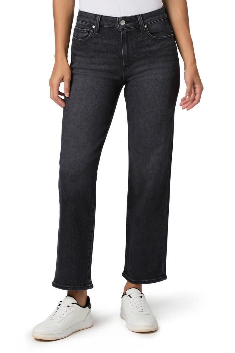 Mason Ankle Straight Leg Jeans, Main, color, INK BLACK