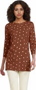 Lands' End 3/4 Sleeve Cotton Supima Tunic