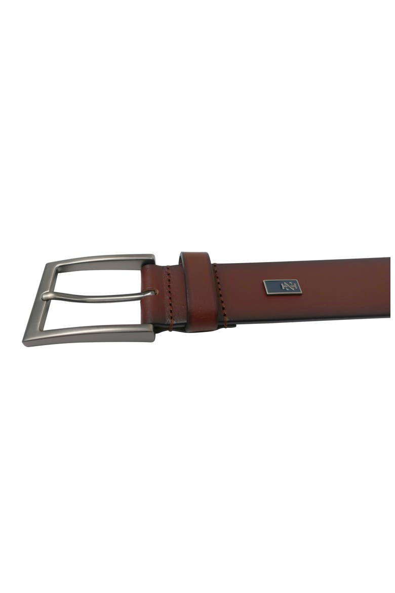 Mens Leather Jean Belt, Alternate, color, Cognac