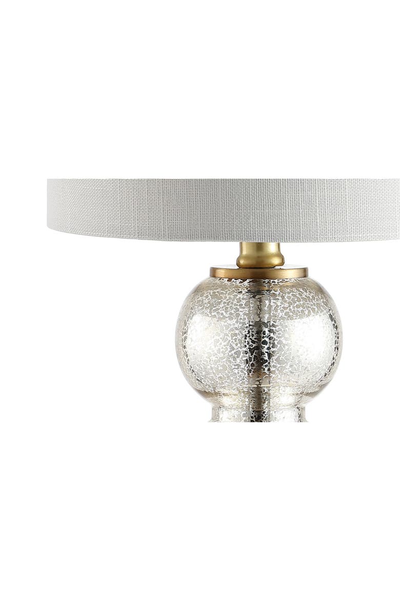 February Glass/Metal LED Table Lamp, Alternate, color, Mercury Glass/Brass Gold
