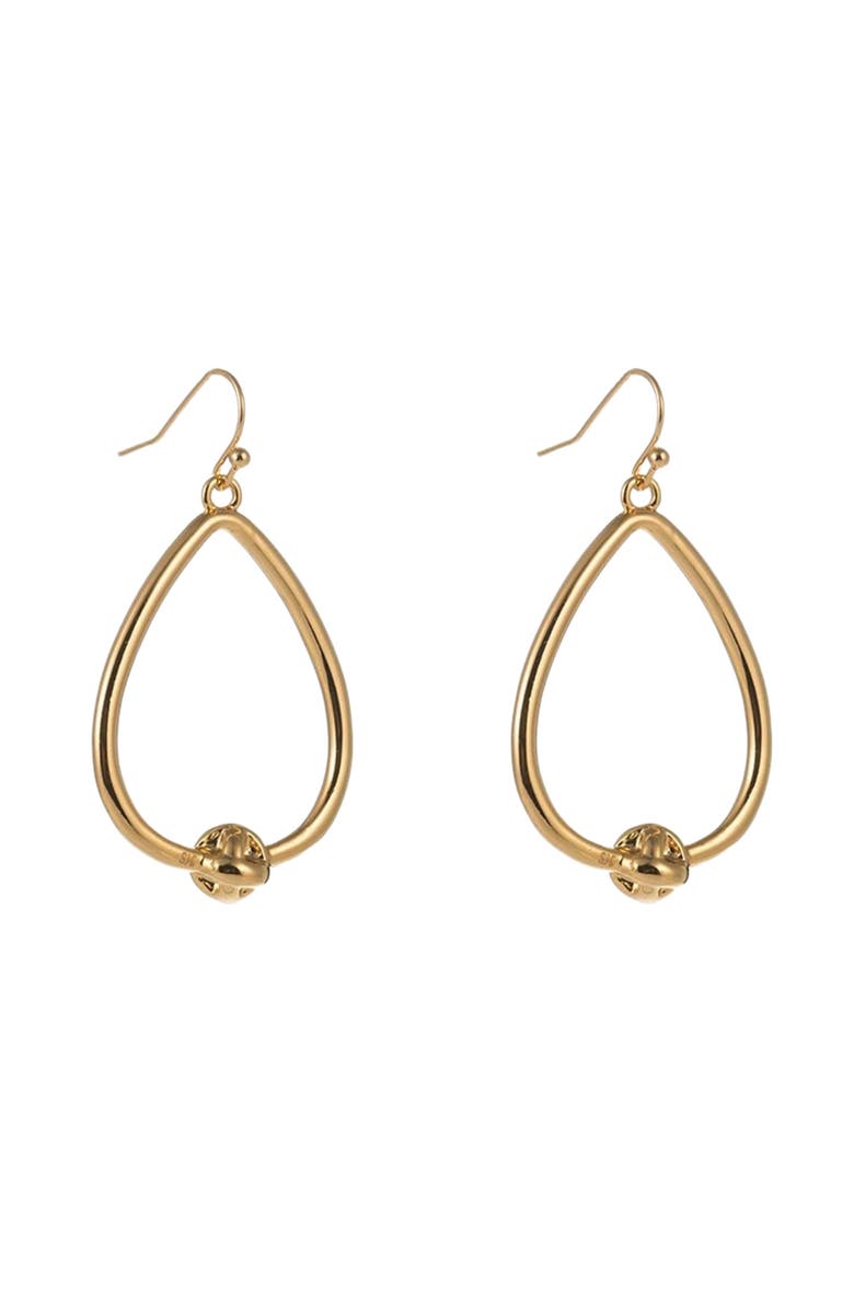 Hollywood Sensation Dainty Love Knot Earrings, Main, color, Gold