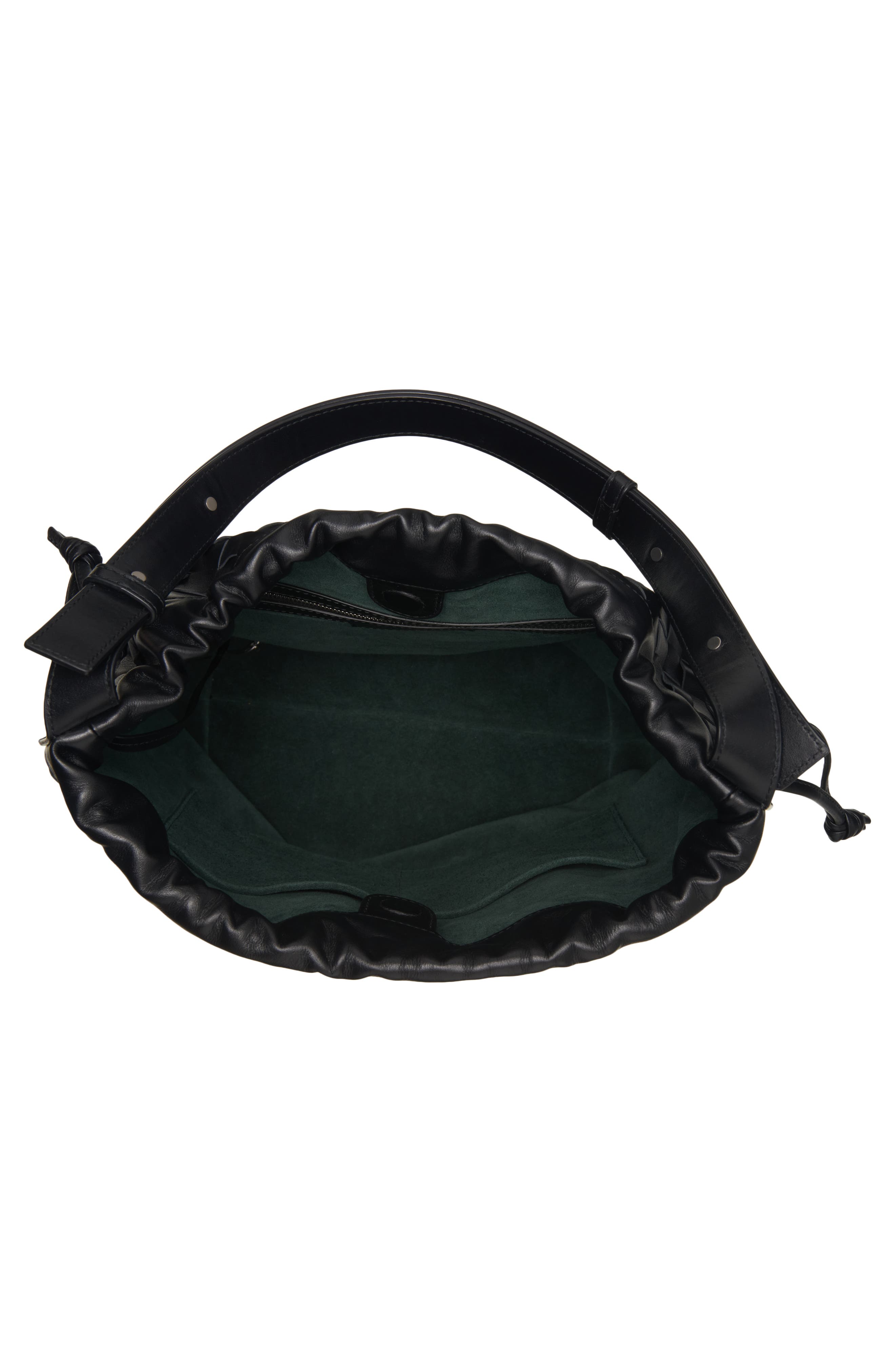 Bottega Veneta Intrecciato Drawstring Leather Bucket Bag, Alternate, color, 