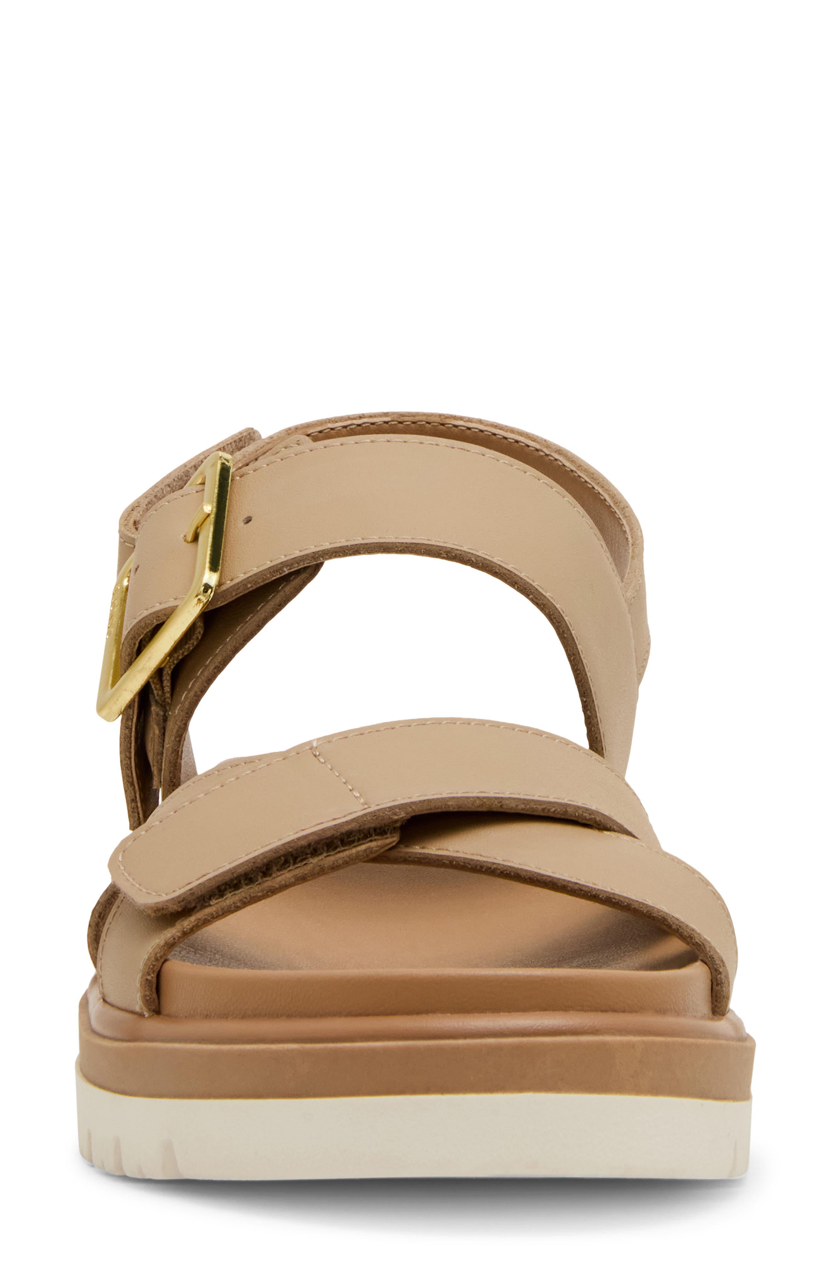 Beau Sandal, Alternate, color, ALMOND LEATHER