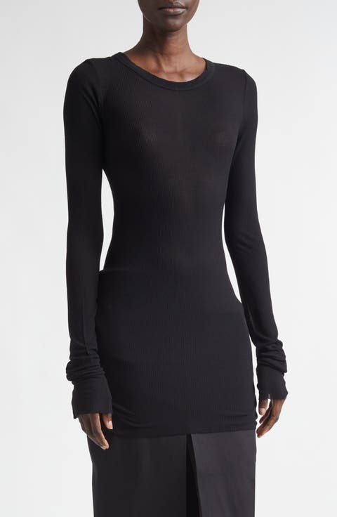Rib Long Sleeve T-Shirt