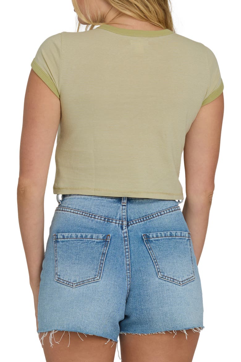 Daily Stripe Baby Tee, Alternate, color, CACTUS