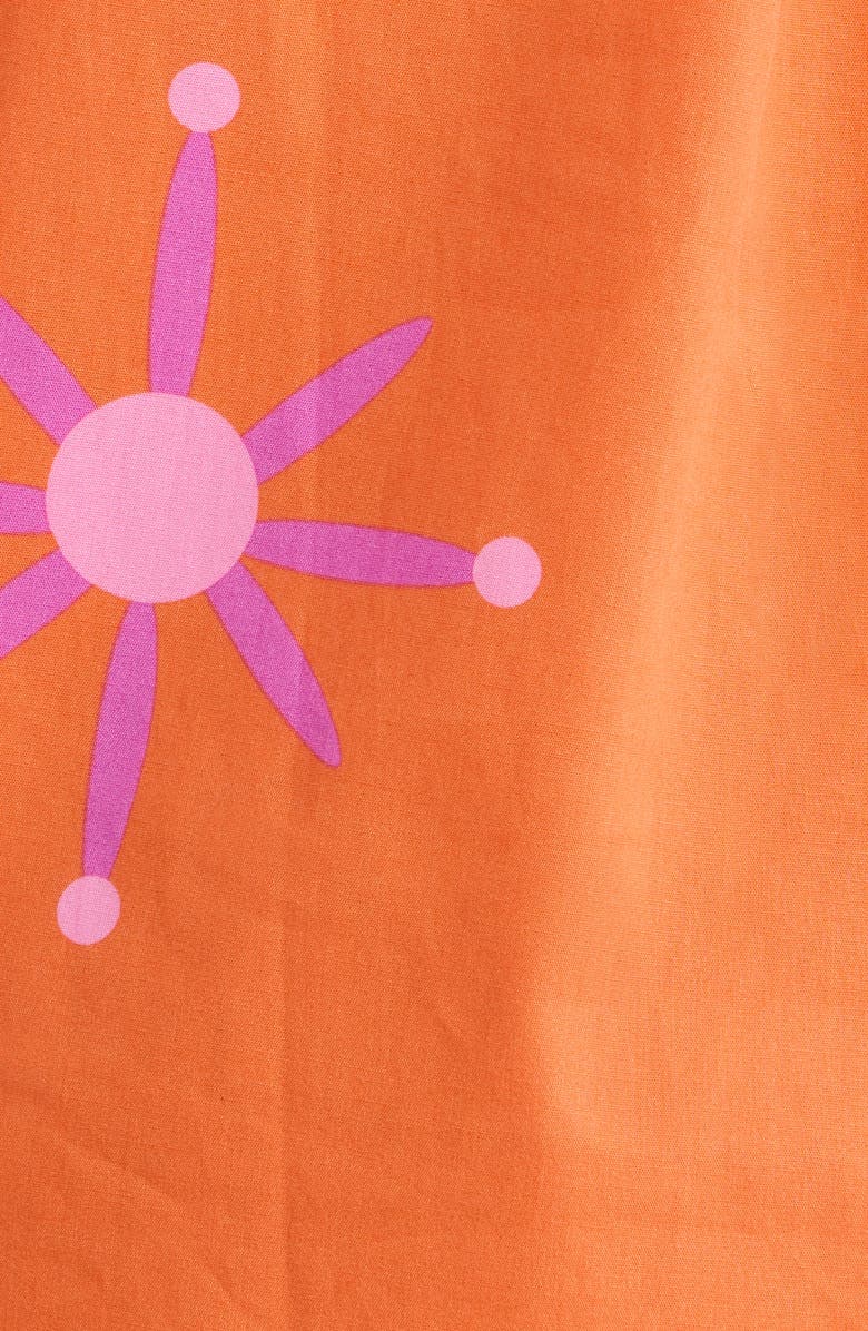 SUGARLIPS Karani Starburst Xoey Split Neck Top, Alternate, color, Orange Fuchsia