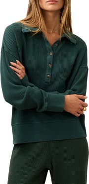 Faherty Surf Organic Cotton Waffle Henley