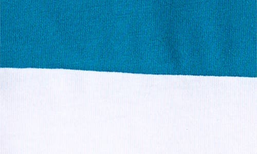 Pl Baby By Petit Lem Colorblock Short Sleeve Tee, Shorts & Socks Set In Blue