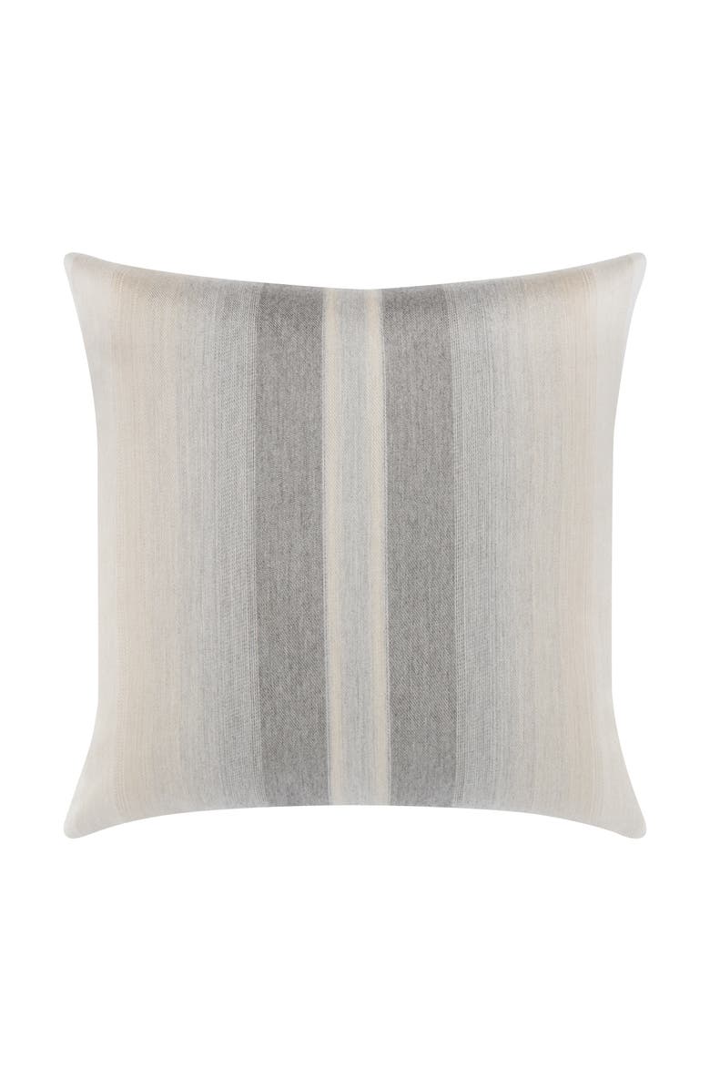 Elaine Smith Ombre Stripe Indoor & Outdoor Woven Accent Pillow, Main, color, Grigio