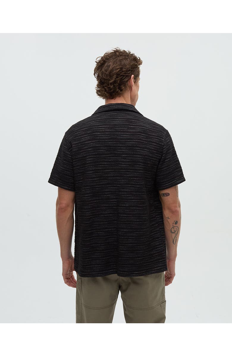 tentree Copeland Shirt, Alternate, color, Meteorite Black Flash Stripe