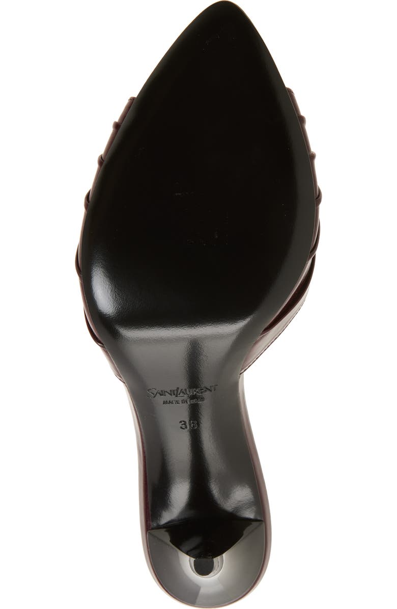 Saint Laurent Babylone Sandal, Alternate, color, Vintage Bordeaux