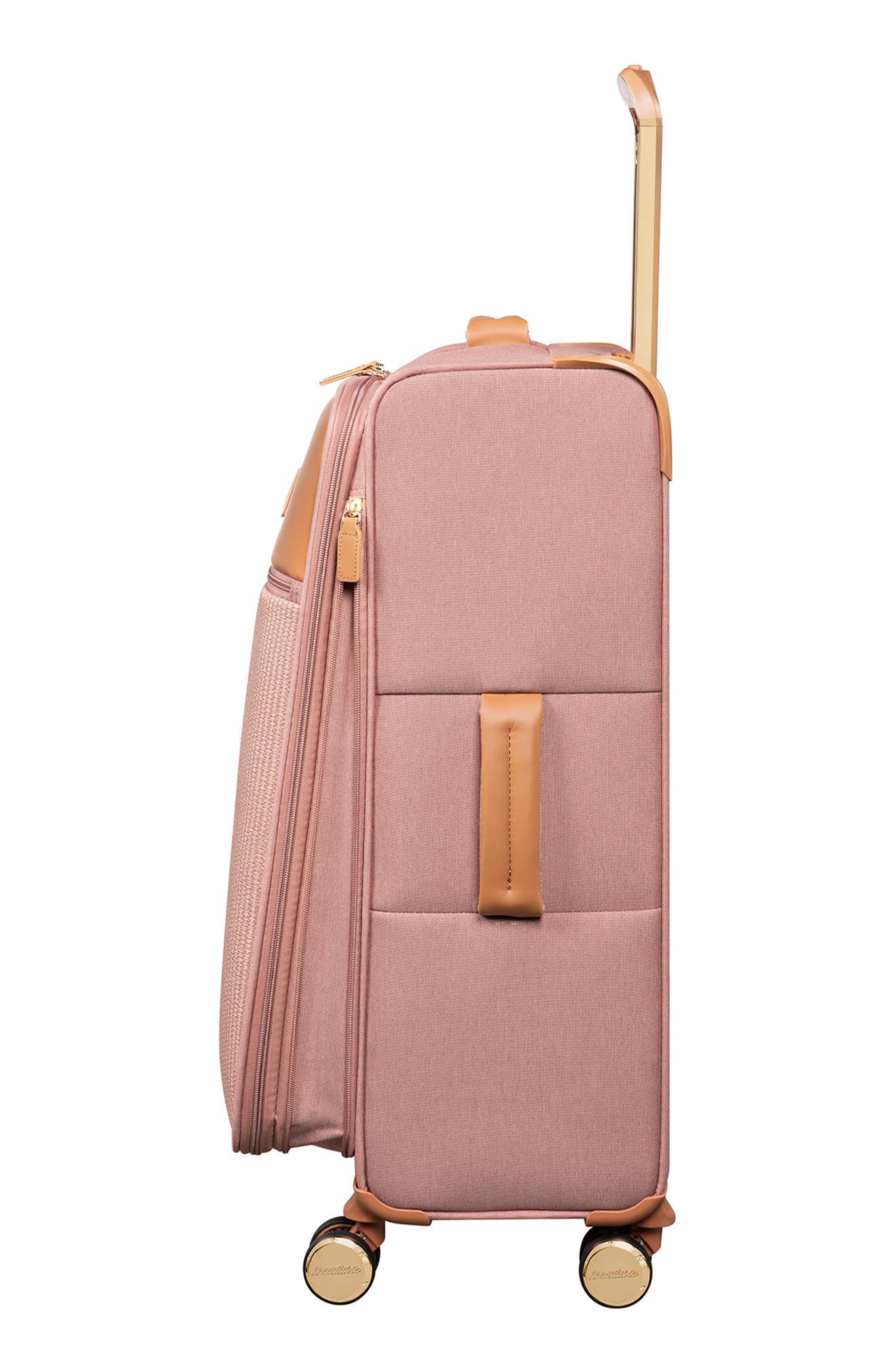 IT COUTURE Odelia 28-Inch Soft Shell Spinner Suitcase, Alternate, color, Pink / Brown