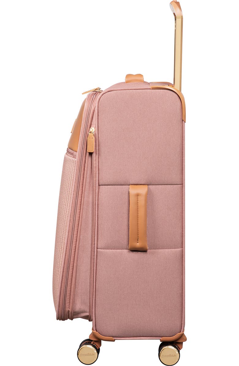 IT COUTURE Odelia 28-Inch Soft Shell Spinner Suitcase, Alternate, color, Pink / Brown