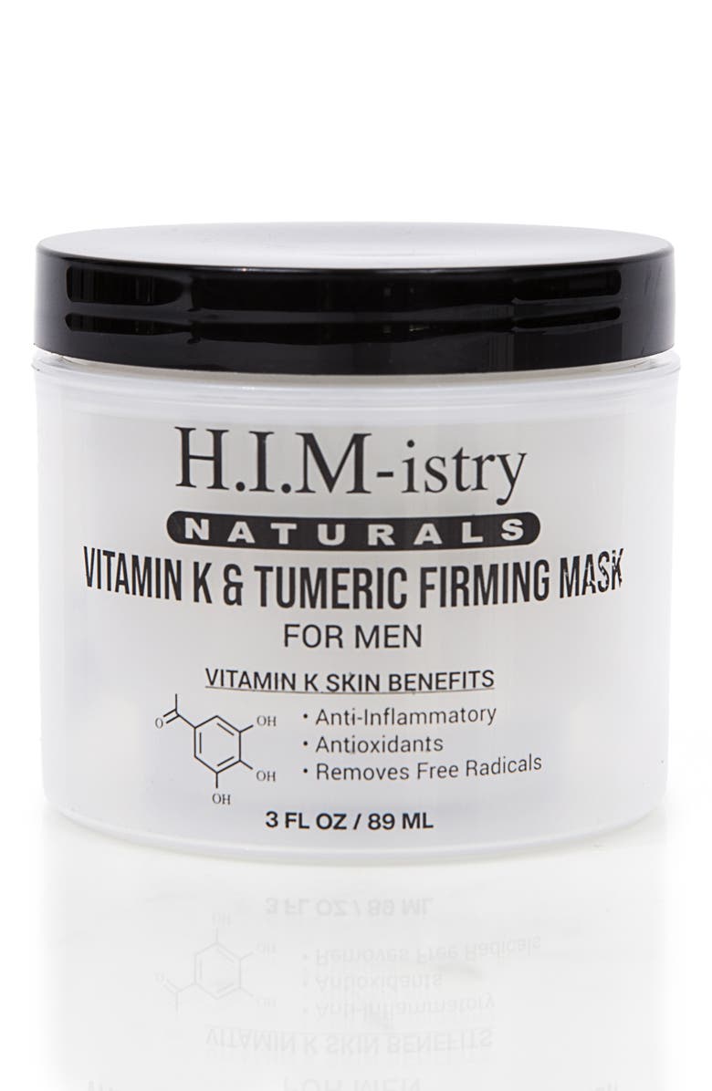 HIMistry Naturals H.I.M.-istry Naturals Vitamin K & Tumeric Firming Mask, Main, color, 