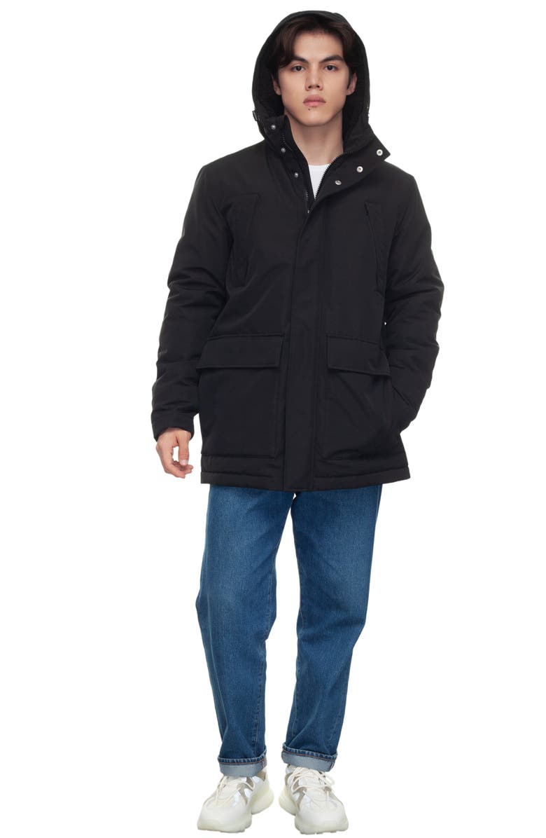 Rokka&Rolla Ultimate Winter Parka with Fleece-Lined Hood, Alternate, color, Black
