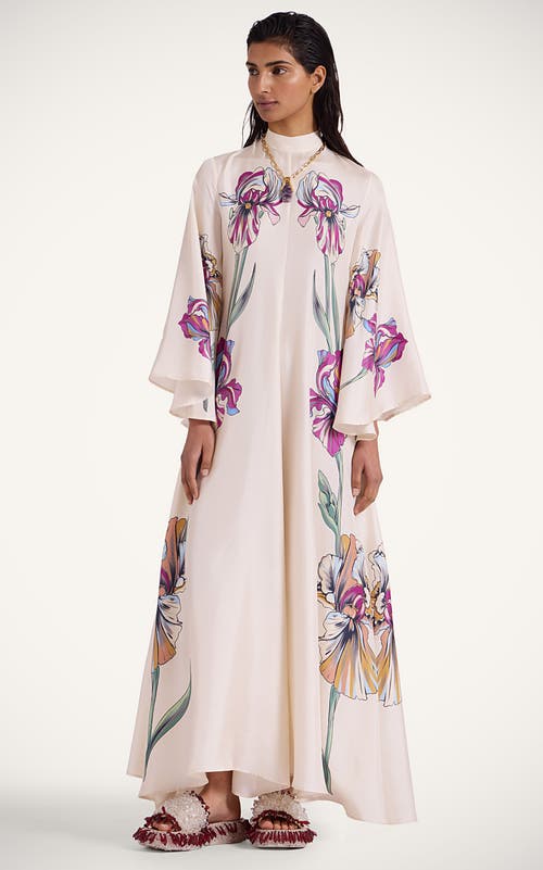 Shop La Doublej Magnifico Dress Iris Placée Ivory