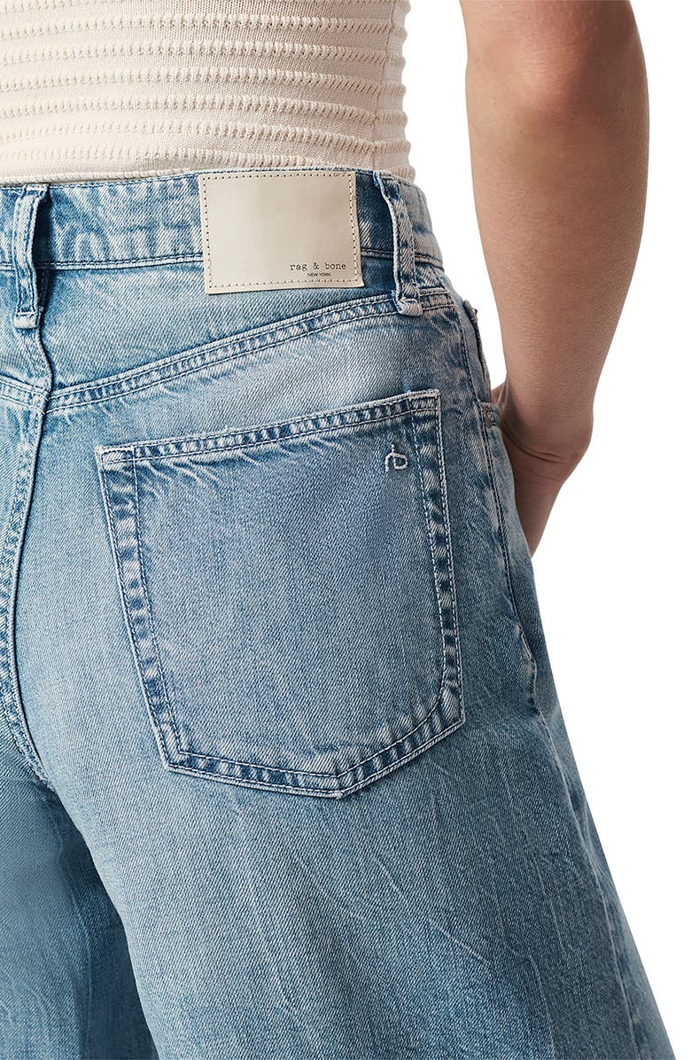 rag & bone Featherweight Sofie High Waist Wide Leg Jeans, Alternate, color, 