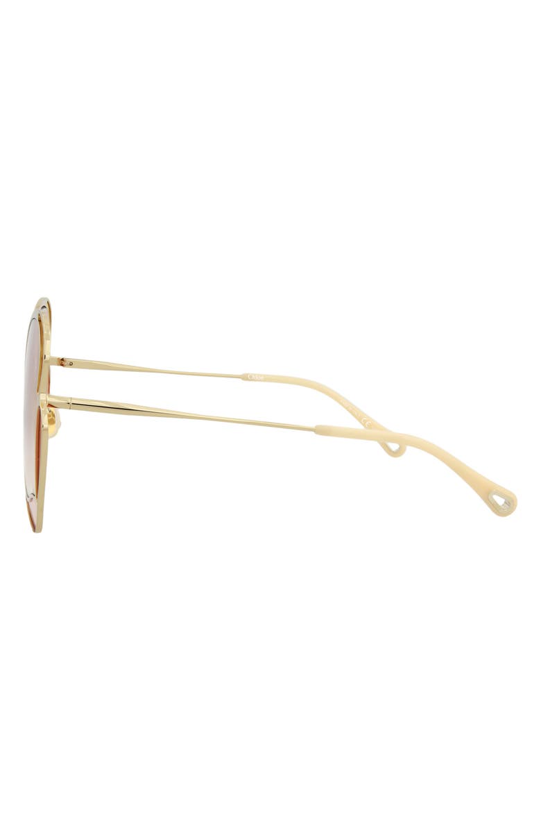 Chloé 60mm Butterfly Sunglasses, Alternate, color, 
