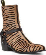 Fendi Genuine Calf Hair Harness Boot