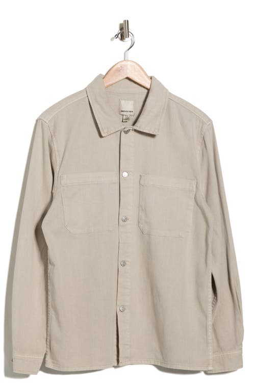 Industry Republic Clothing Denim Overshirt In Neutral