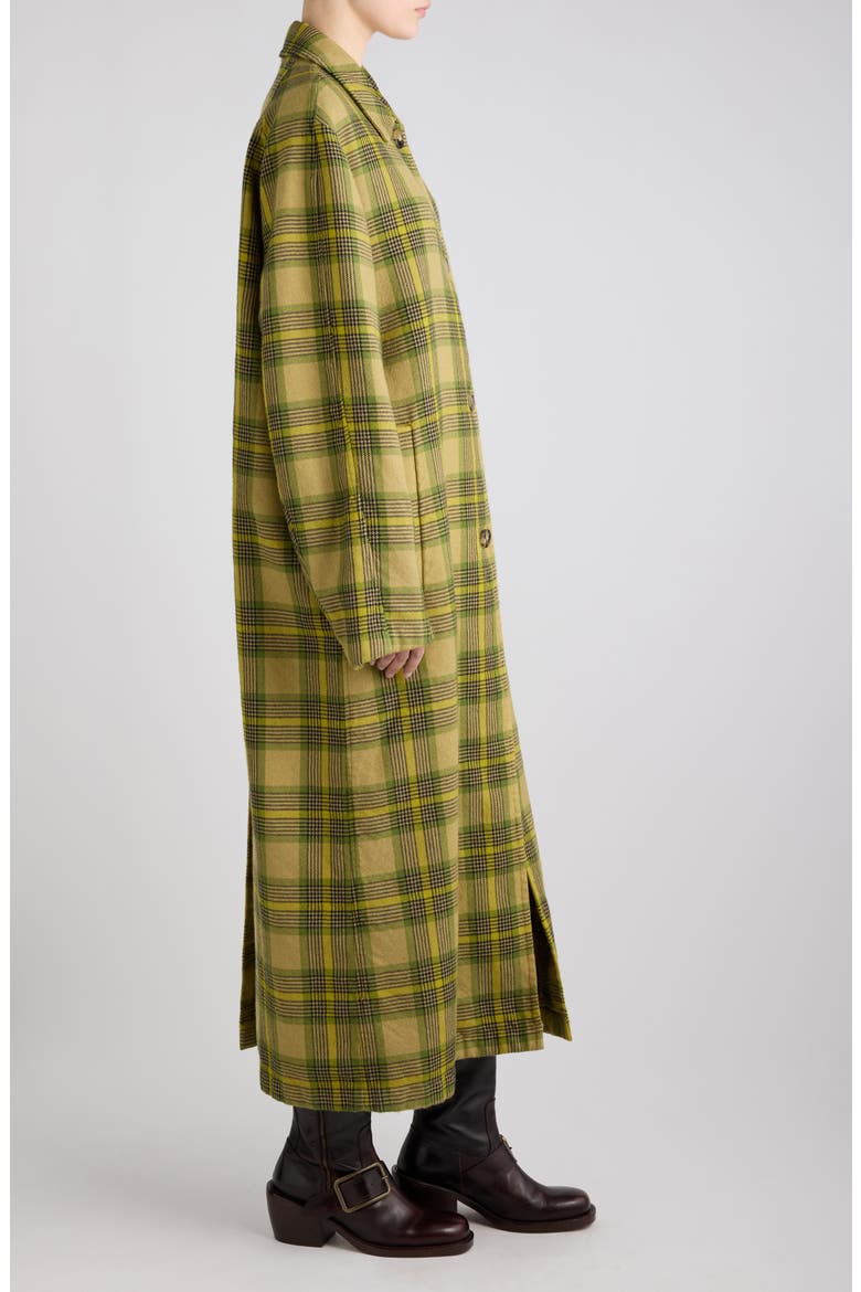 Raltonel Checked Wool Coat, Alternate, color, L.KHAKI