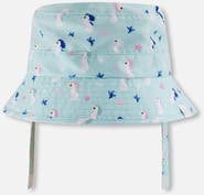 Deux par Deux Wide Brim Beach Seahorse Beach Hat