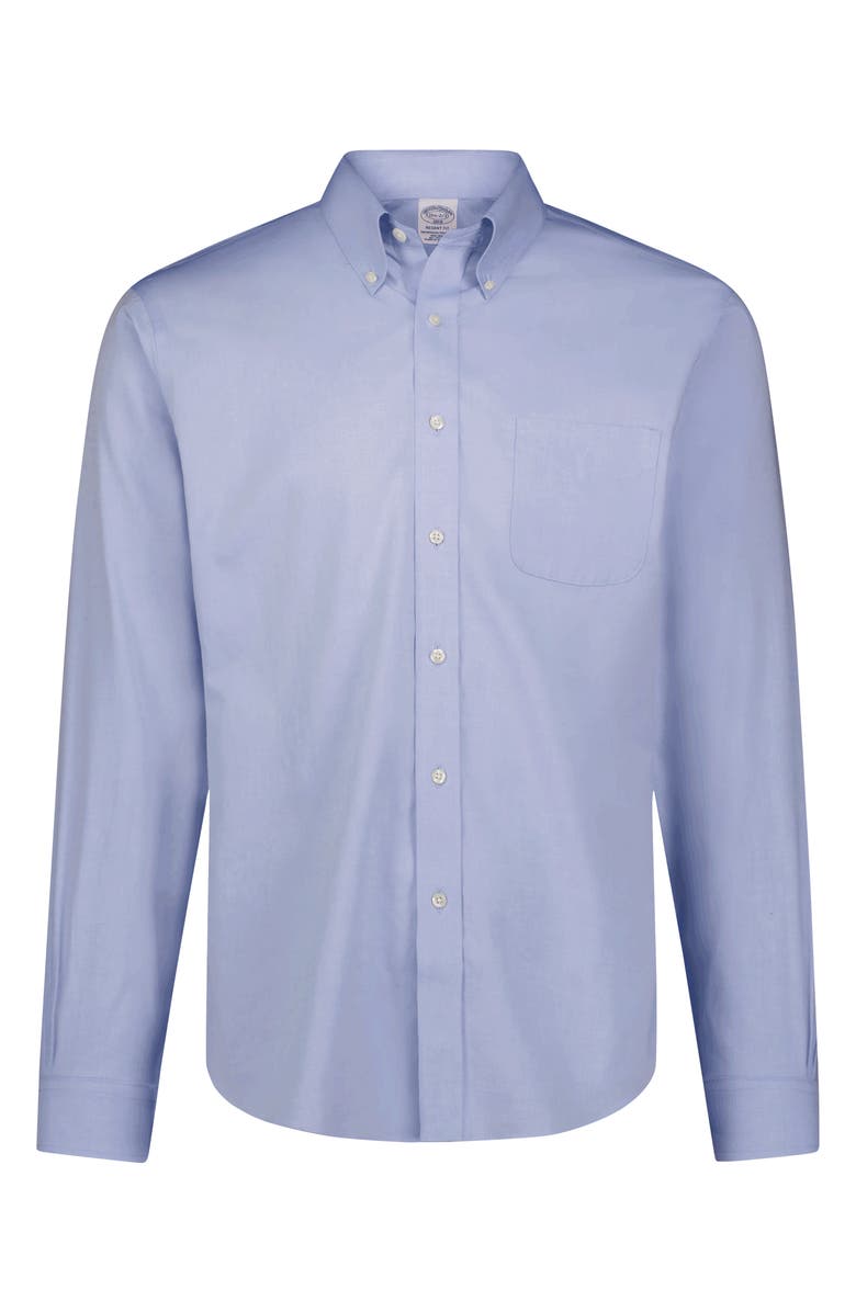 Brooks Brothers Non-Iron Regent Fit Dress Shirt, Alternate, color, Sld Lb