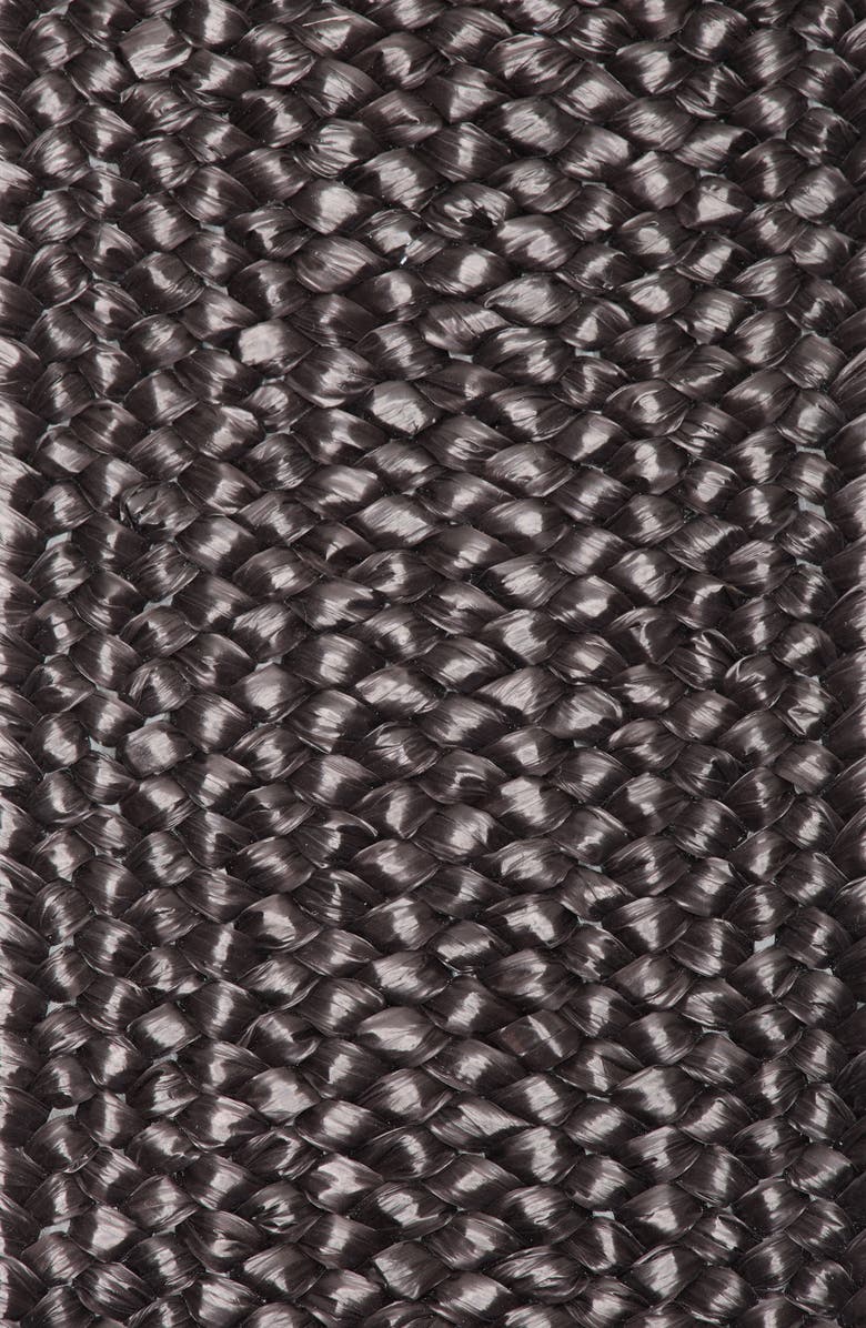 Vince Camuto Covered Buckle Woven Belt, Alternate, color, Espresso