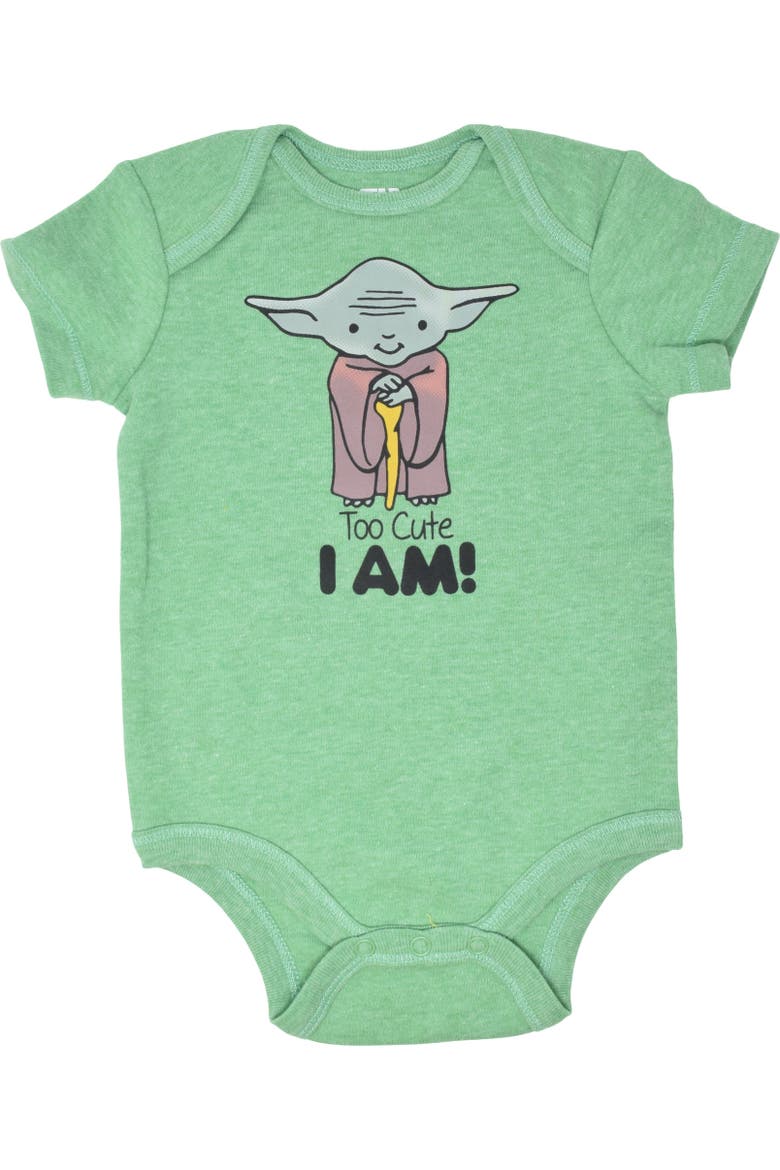 5-Pack Short Sleeve Bodysuits, Alternate, color, Star Wars Yellow Red