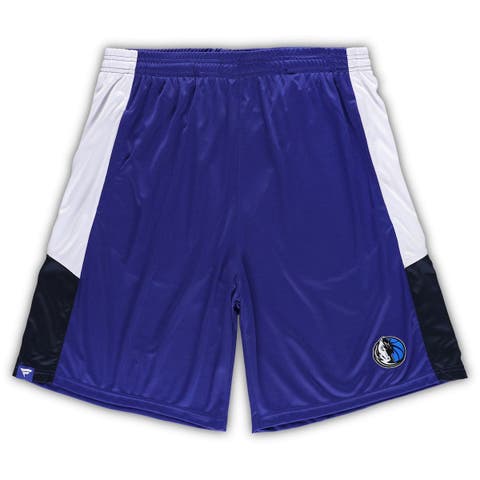 Men's Fanatics Branded Blue Dallas Mavericks Big & Tall Champion Rush Practice Shorts