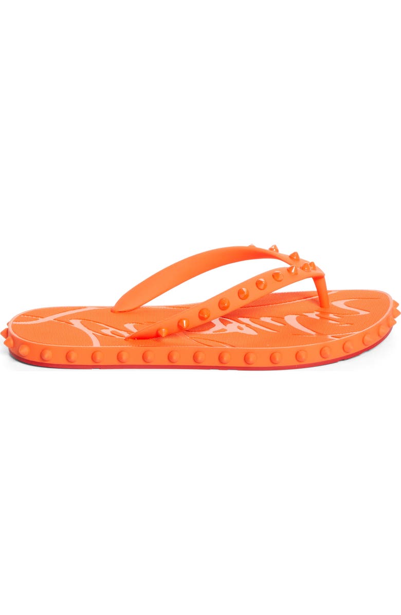 Christian Louboutin Super Loubi Flip Flop, Alternate, color, Caruzo