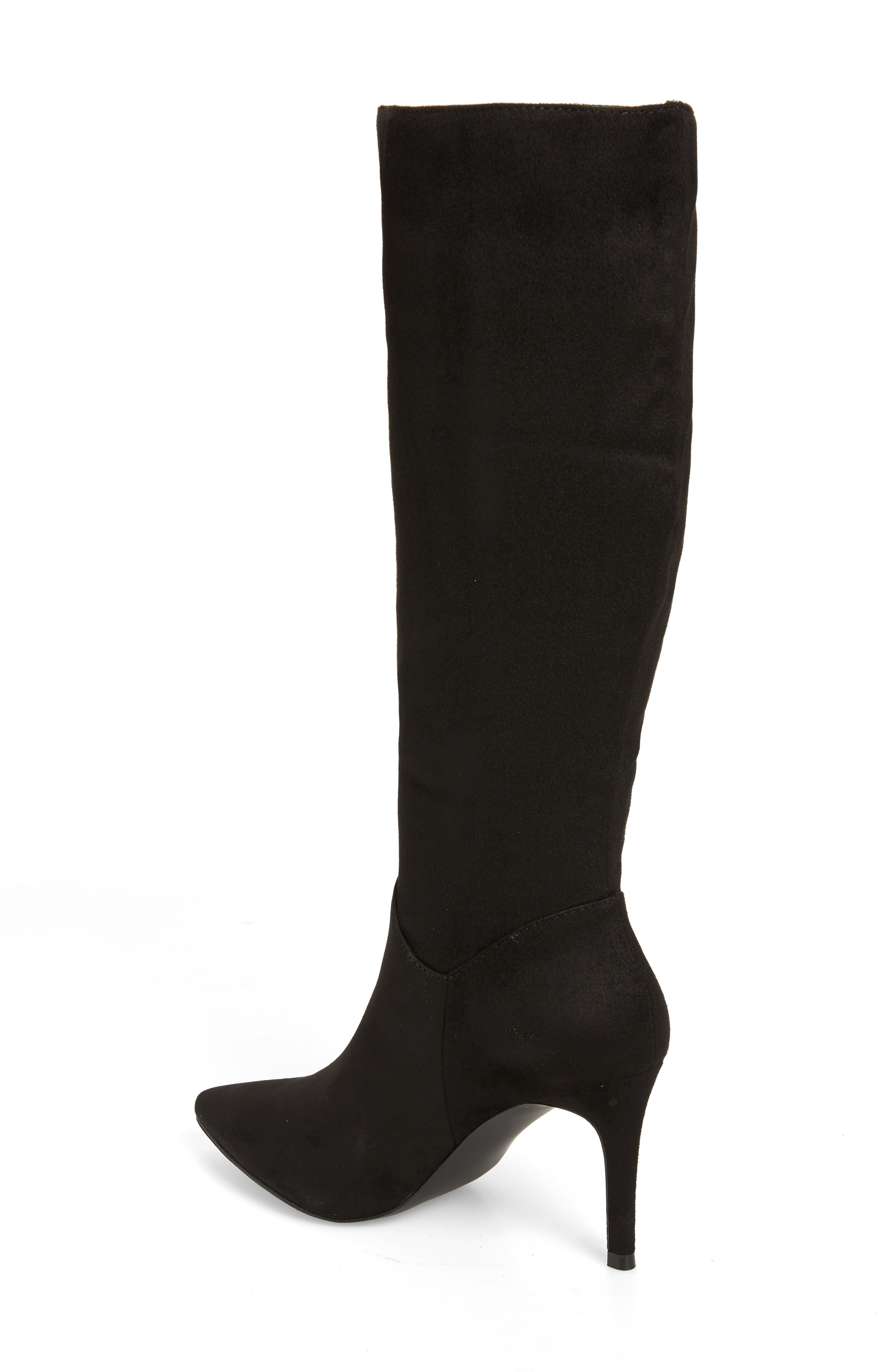 Kinga Knee High Boot, Alternate, color, BLACK SUEDE