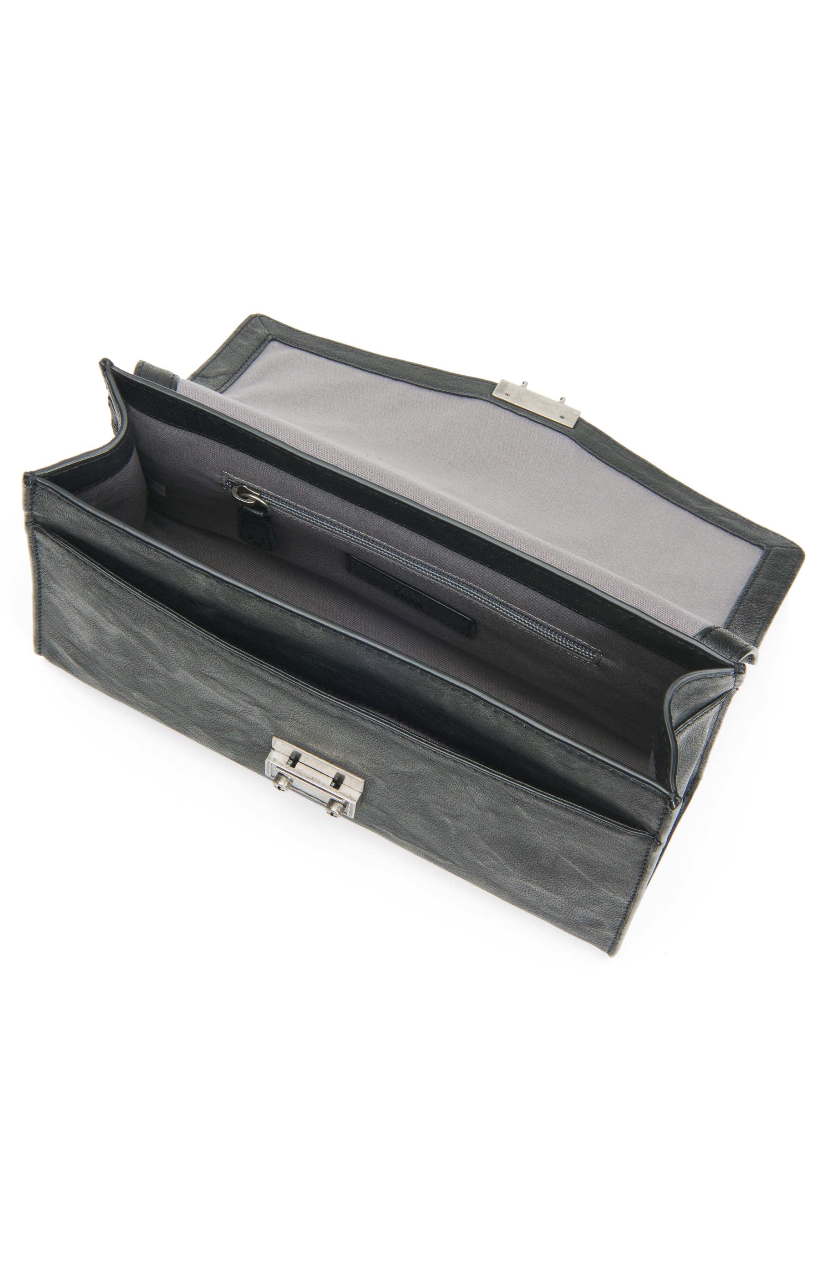 Frye Ella Leather Shoulder Bag, Alternate, color, 