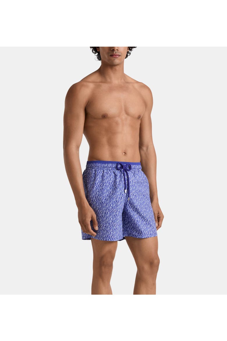 Graphic Swim Trunks, Alternate, color, Royal Sky