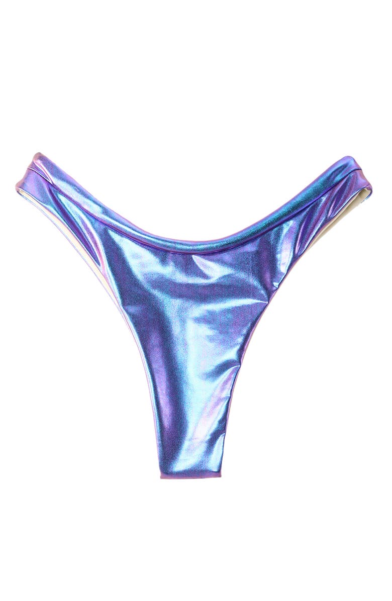LECHERY<sup>®</sup> Lustrous High-cut Bikini Bottom, Alternate, color, 