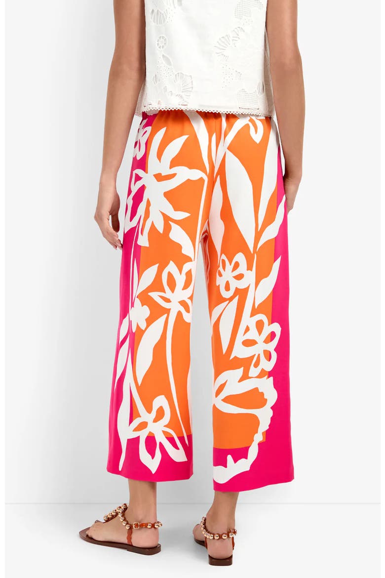 Estella Printed Pant, Alternate, color, Daylily