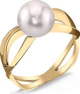 The Pearl Source Akoya Pearl Lana Ring