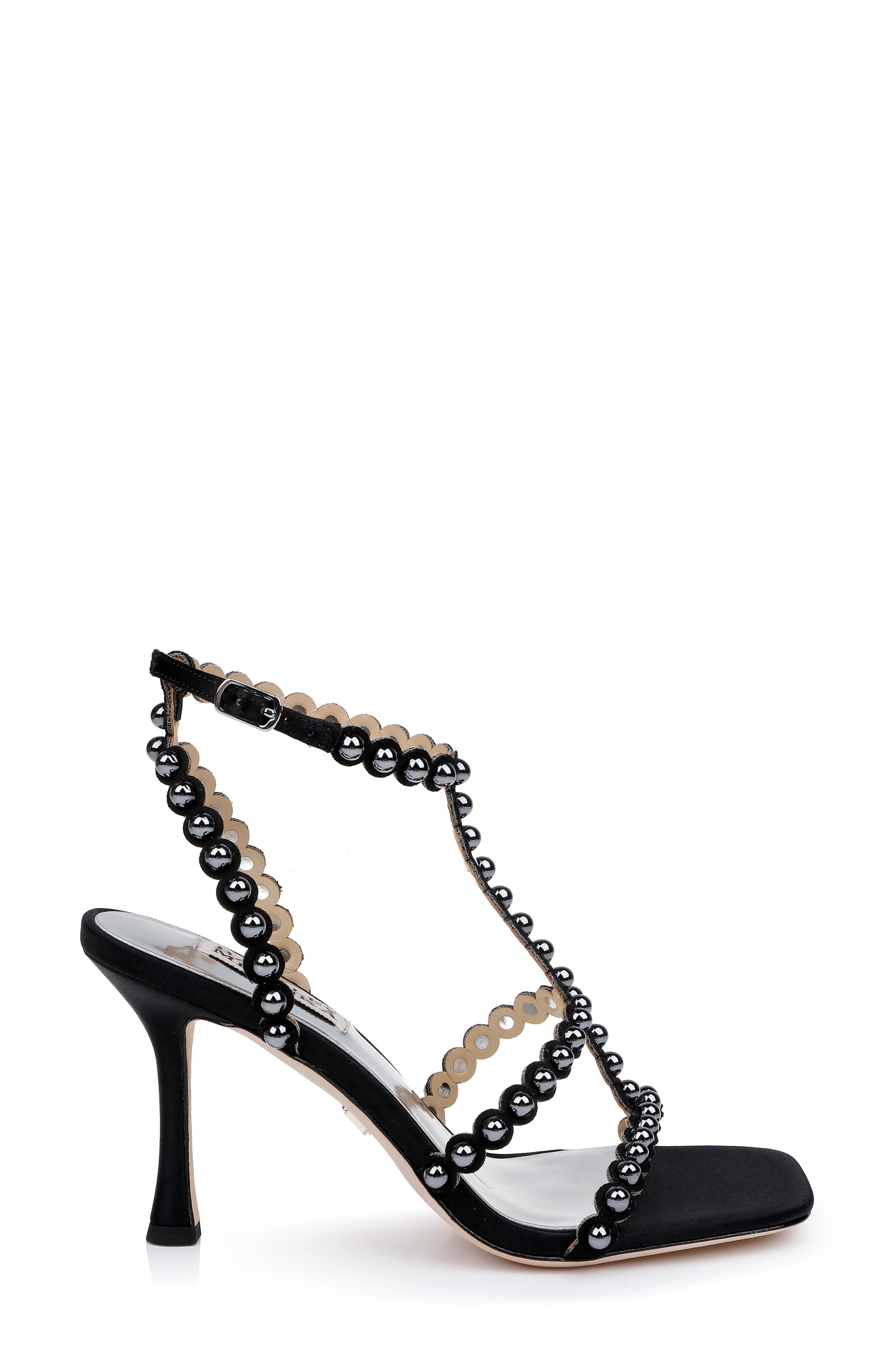 Badgley Mischka Collection Camilia Square Toe Sandal, Alternate, color, 