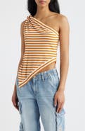 Free People Knot My Vibe One-Shoulder Asymmetric Top