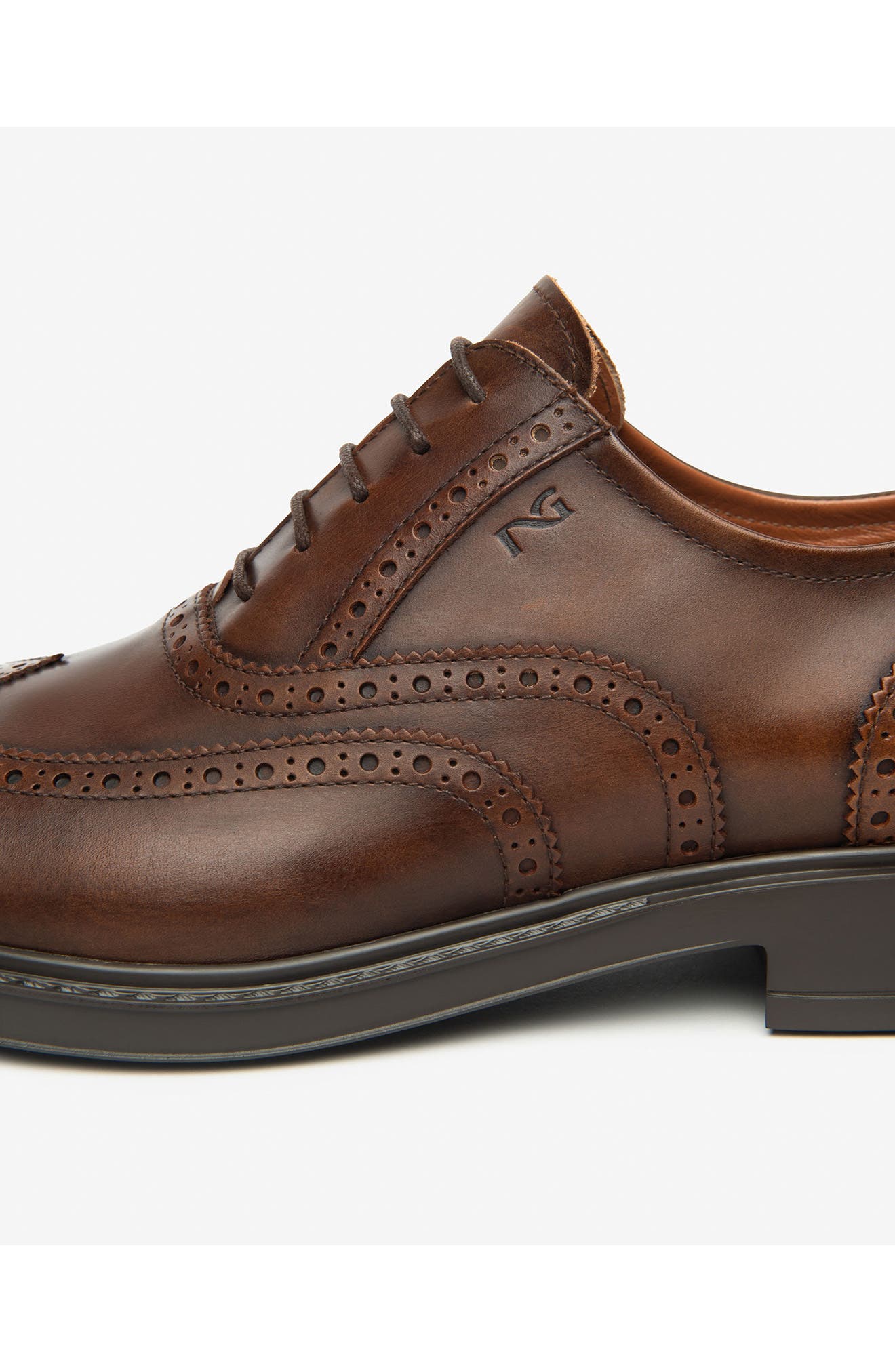 Wingtip Oxford, Alternate, color, BROWN