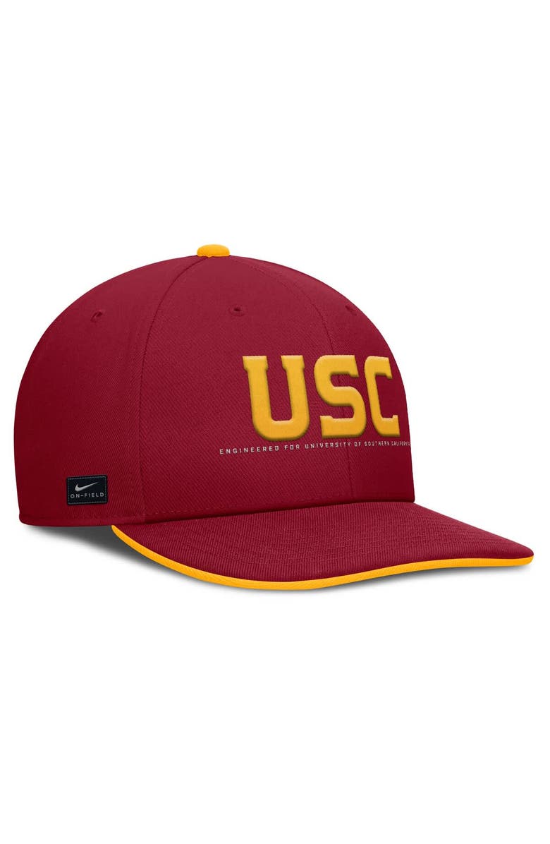 Nike Men's Nike Cardinal USC Trojans 2025 On-Field Pro Performance Adjustable Hat, Alternate, color, Cardinal