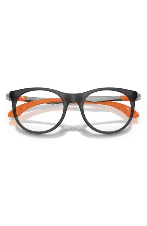 Ray Ban Ray-ban Kids' 47mm Phantos Optical Glasses In Grey