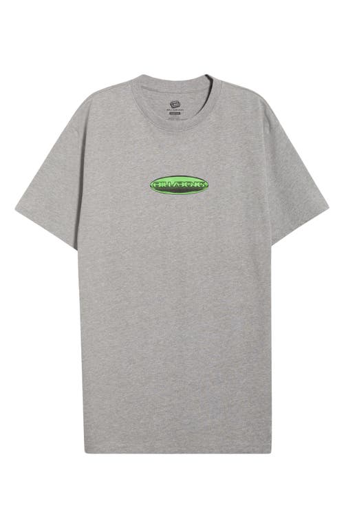 Billabong Spec Holographic Cotton Graphic T-shirt In Gray