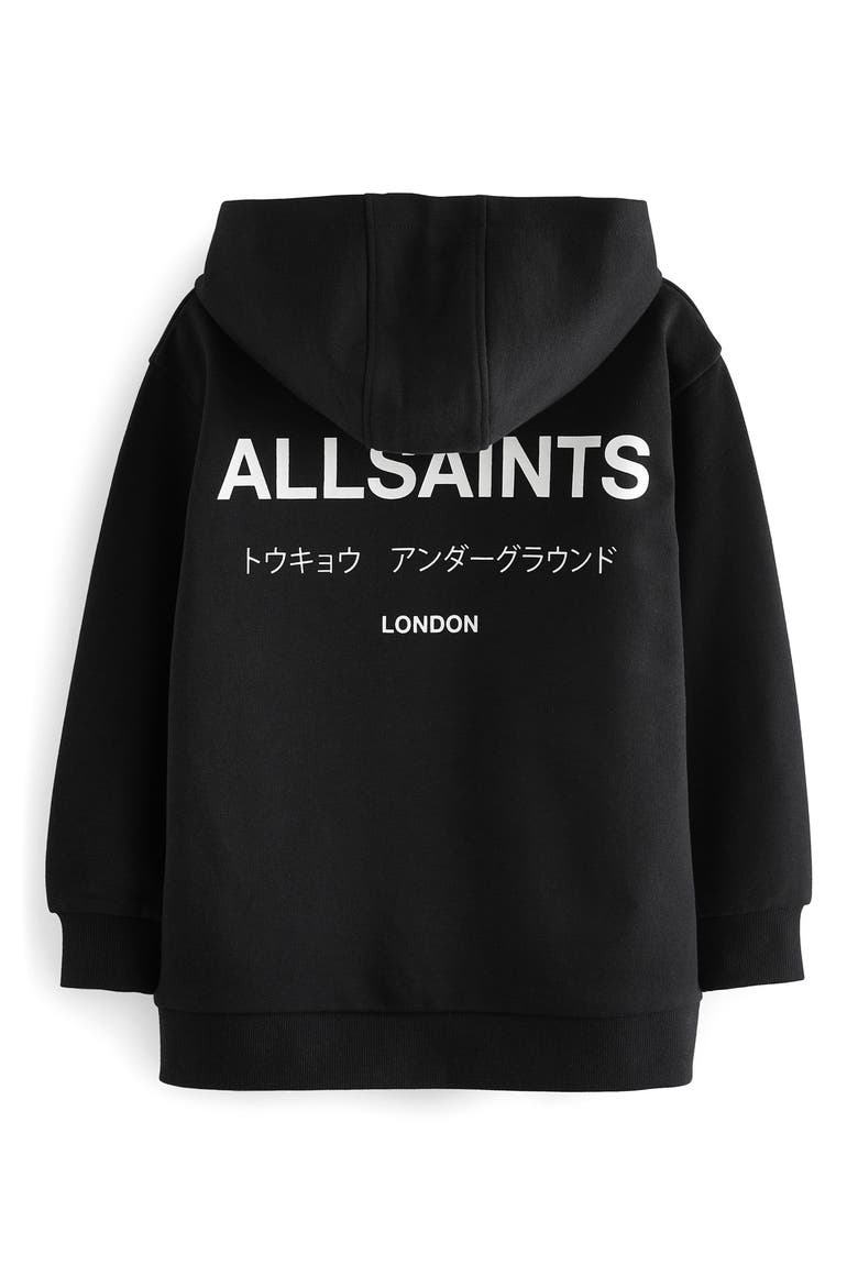 Kids' Underground Graphic Cotton Hoodie, Alternate, color, BLACK