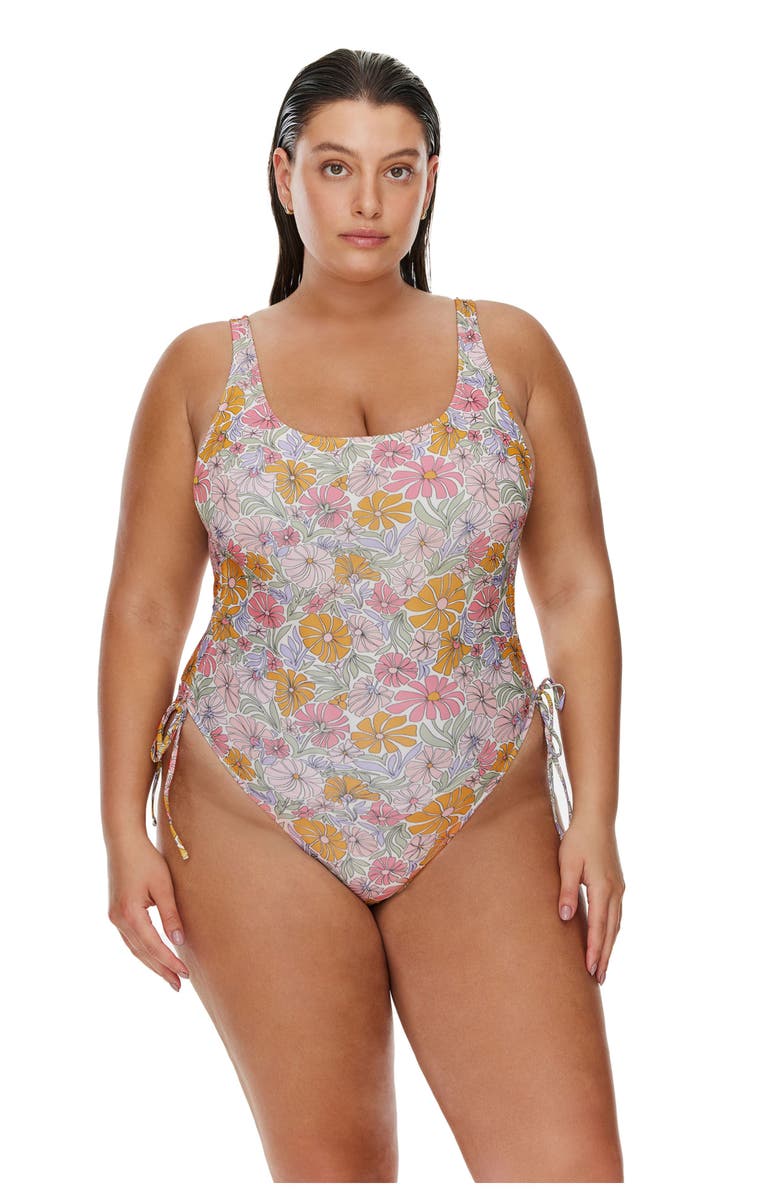 Flirtt Gottex Soft Bloom Adjustable One Piece, Main, color, Multi