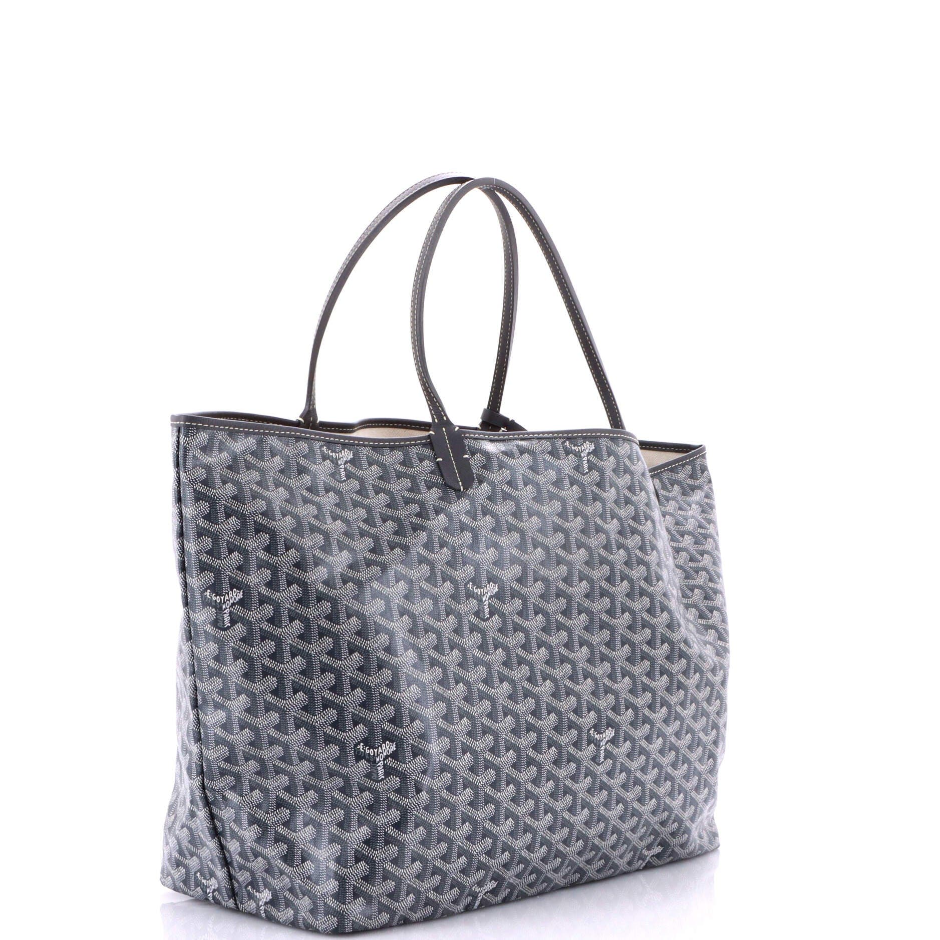 Pre-Owned Goyard Saint Louis Tote Coated Canvas GM, Alternate, color, Gray